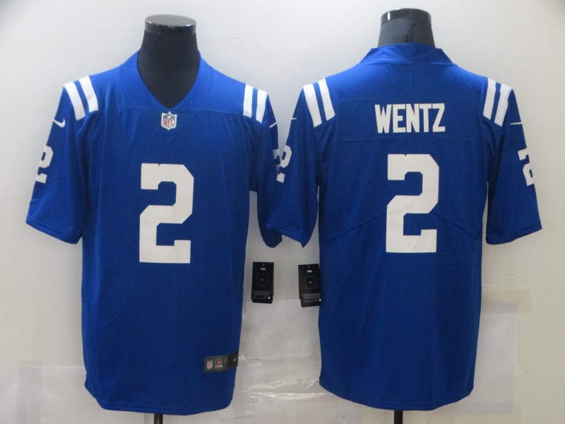 Men's Indianapolis Colts Carson Wentz #2 Blue Jersey